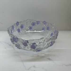 Mikasa Lavender Fields Crystal Bowl